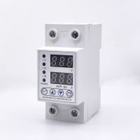 40A 63A 230V Adjustable Over Voltage Under Reclosing Protector Relay Current Protection Digital Display