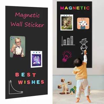 2 Pcs Sticker Sheets Sticker Sheets For Kids Magnetic Wall Decal Blackboard  Paper Child