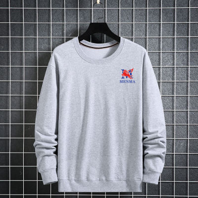 ✔►♕ hnf531 【M-10XL】165KG Can Wear Big Plus Size Fat Oversize 97 Cotton Mens Print Long Sleeve Sweaters Thick Keep Warm Loose Casual Spring Autumn
