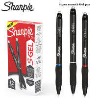 12ชิ้นอเมริกัน Sharpie เจลปากกา0.5มิลลิเมตรสีดำแห้งเร็วเรียบปากกาลายเซ็นน่ารักเครื่องเขียนอุปกรณ์สำนักงาน Caneta