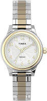 Timex Womens Classic 28mm Expansion Band Watch Two-Tone