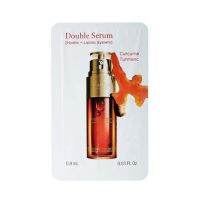 Clarins Double Serum Complete Age Control Concentrate 0.9ml. คลาแรงส์ ดับเบิ้ลเซรั่ม 0.9มล./ซอง เซรั่มขายดี เซรั่มบำรุงผิวหน้า สกินแคร์