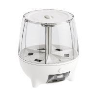 360 Rotating Food Dispenser Measurements Bucket Cereal Dispenser for Kitchen Moisture-Proof Sealed Cereal Dispenser