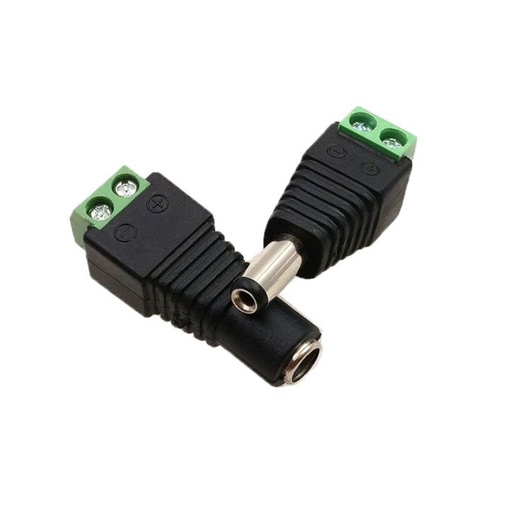 dc-connector-2-1-5-5mm-light-bar-connectors-female-male-1-2-5pcs-power-jack-plugs-for-2835-5050-5730led-strip-light-wires-leads-adapters