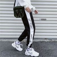 Sweatpants mens trendy fashion ankle-length trousers casual pants Korean fashion nd loose long pants men