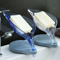 1/3pcs Leaf Shape Soap Box Drain Soap Holder Box Bathroom Shower Soap Holder Dish Storage Plate Tray Bathroom Supplies Bathroom Gadgets