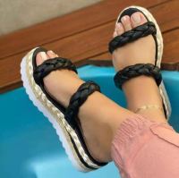 Women Sandals Platform Sandals Shoes Women Bow 2022 Summer Sandals Slipper Indoor Outdoor Flip-flops Beach Shoes Female Slippers