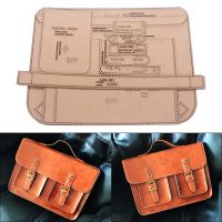 Backpack Computer Bag Shoulder Messenger Bag Acrylic Kraft Paper Template DIY Handmade Leather Craft Sewing Design Pattern Drawi