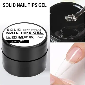 Adhesive Gel Solid Nail Glue Soak Off UV Nail Patch Gel Nail Extension  Manicure