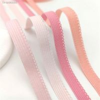 ✣ 5yards/Lot 10mm Lace Elastic Ribbon Fold Over Spandex Elastic Band For Sewing Lace Trim Waist Band Garment Accessory