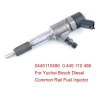 As shown Brand New 0445110486 Engine Common Rail Fuel Injector 0 445 110 486 For Yuchai Diesel Part Injection