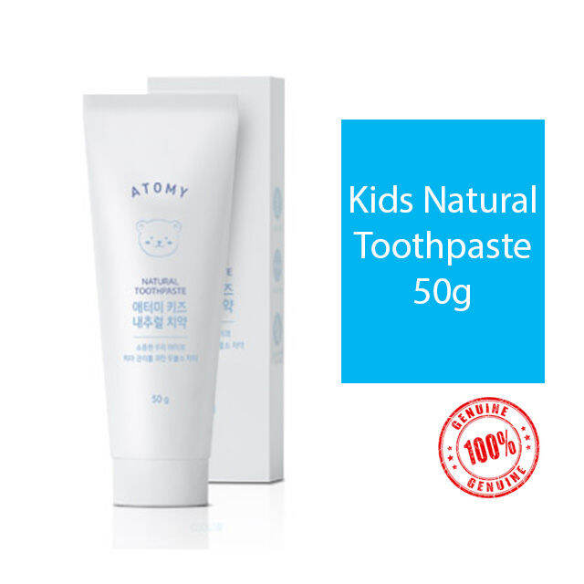 ATOMY KIDS NATURAL TOOTHPASTE 50g (NonFluoride) x 1 tube Lazada