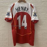 【Retro Football Jersey】▽0405 เสื้อฟุตบอล Arsenal Home No. 10 14 Henry Retro Fan Version Short-Sleeved Jersey!!!