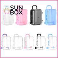 SUN BOX ของใหม่ กระเป๋าถือตุ๊กตา ตกแต่งบ้านตุ๊กตา ลำต้น ตุ๊กตาของเล่นขนาดเล็ก กระเป๋าเดินทางขนาดเล็ก กล่องเครื่องประดับ คลัทช์ขนาดเล็กน่ารัก