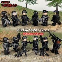 HOT!!!☄ pdh711 XTY PUBG Police Set M8034 M8002 M8043 Team Minifigures 5577 5578 5579 Swat Soldier Army 10s 1611A M8021