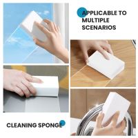 Magic Cleaning Sponges Eraser, Household Sponge Eraser Cleaner Foam Cleaning for Kitchen, Furniture, Car, Leathe (50 Pack)