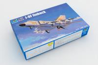 นักเป่าแตร02847หุ่นประกอบ1/48โมเดลเครื่องบินรบ Finback โมเดล J-8F จีนสำหรับของเล่น DIY สะสม