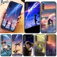 Your name anime Case For Samsung Galaxy S22 S21 S20 Ultra Plus Pro S10 S9 S8 4G 5G TPU Soft Black Silicone Phone Cover Coque Phone Cases