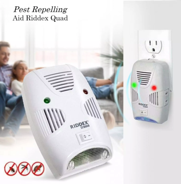 RIDDEX QUAD PEST CONTROL , PANG TABOY NG LAMOK PEST REPELLENT SONIC