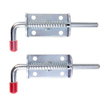 2pc Professional Tailgate Latch Fastener Lock Spring Pin Latch Lock Stainless Steel Lock for Utility Trailer Gate Car Accessorie