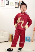 Kids Tang Suit Dragon Emboridey Hanfu Baby Boy Chinese New Year Clothes Shirt Traditional Clothing Martial Arts Sets