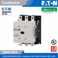 EATON : DILM185A/22(RAC240) - Contactor, 380 V 400 V 90 kW, 2 N/O, 2 NC, RAC 240: 190 - 240 V 50/60 Hz รหัส DILM185A/22 สั่งซื้อที่ร้าน Uelectric