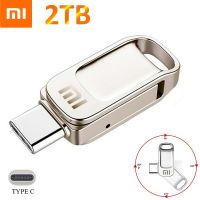 Xiaomi Metal 2TB 1TB Flash Drive adaptor TYPE-C USB 3.0 Pendrive Portabel kecepatan tinggi 512GB kapasitas besar Memoria Usb Flash Disk