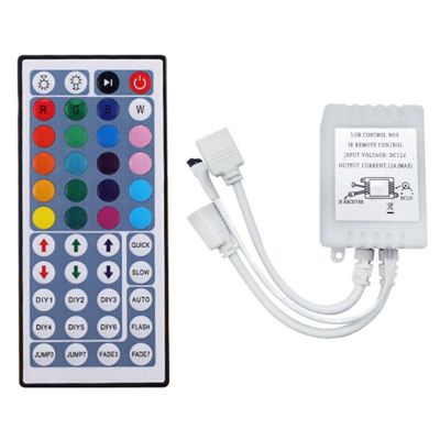 RGB LED Controller+44 Keys Remote Control RGB DC12V for 2835 5050 RGB Light Strip