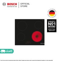 Bosch เตาไฟฟ้า 4 หัว แบบติดตั้งบนเคาเตอร์ครัว ขนาด 60 ซม. ซีรีส์ 4 รุ่น PKE611BB8E