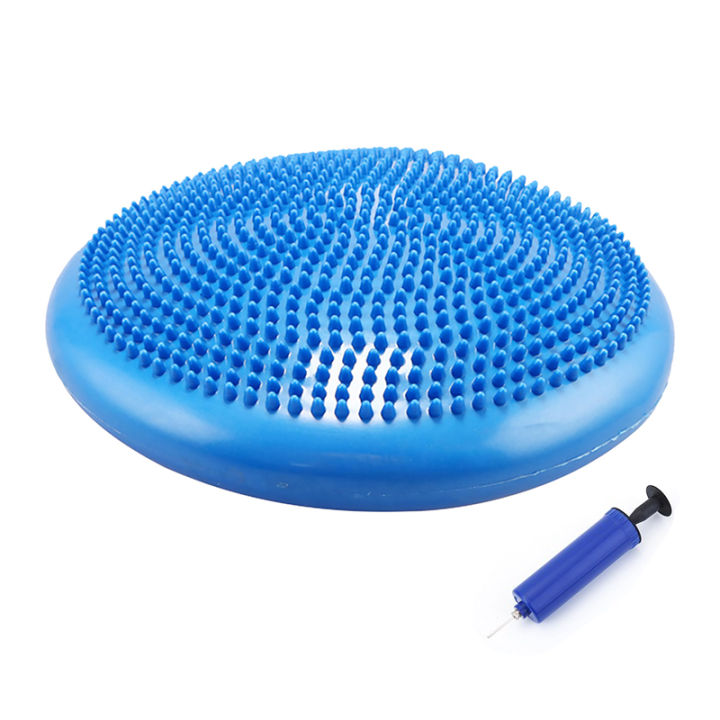 inflatable-pvc-balance-cushion-balance-plate-thickened-explosion-proof-yoga-balance-ball-trainer-850g-yoga-massage-mat