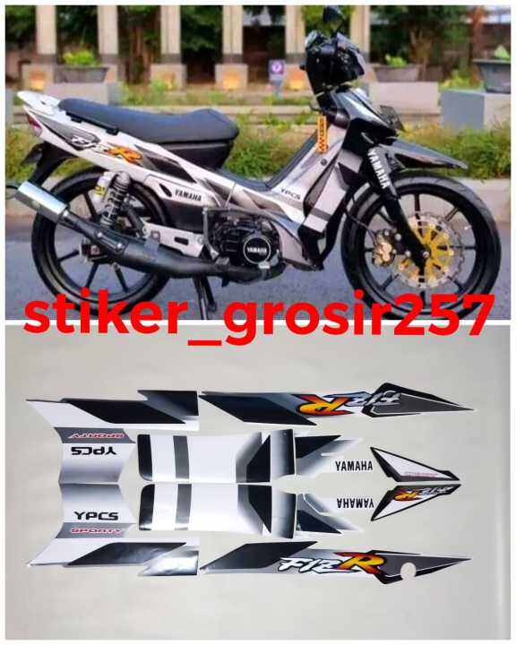 STIKER STRIPING LES LIS BODI YAMAHA F1ZR FIZ R 2001 2002 MARLBORO WARNA ...
