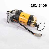 Fuel Filter Assembly 151-2409 1512409 33748 BF7699-D With Hand Pump Diesel Engine Fuel Water Separator For CAT Excavator