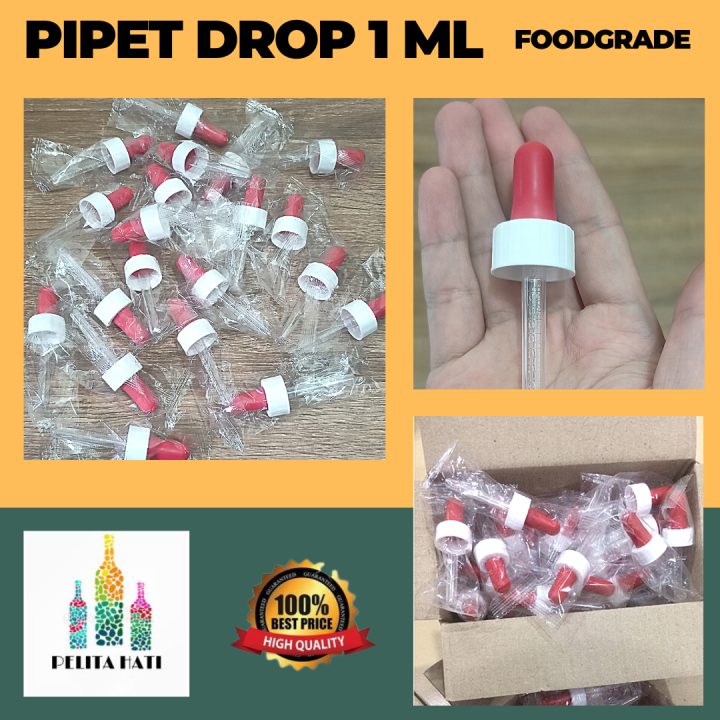 Pipet Drop Obat Bayi ukuran 1 ml / Pipet Kosmetik / Pipet Susu / Pipet