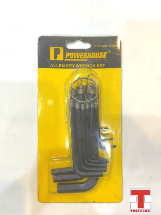 POWERHOUSE Allen Key Wrench Set 1/16 3/8 Lazada PH