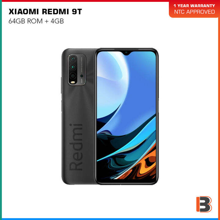 Xiaomi Redmi 9T 64GB ROM + 4GB RAM 18W fast charging 6000mAh