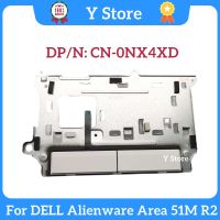 [ร้าน Jmn0] 0NX4XD ปุ่มเมาส์ทัชแพดสำหรับแล็ปท็อป R2 51ม. ดั้งเดิมสำหรับ Dell Alienware ใหม่ NX4XD จัดส่งเร็ว.