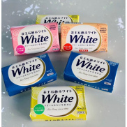 Cục Xà Bông Tắm White Kao Soap Siêu thơm Siêu Sạch, Bánh Xà Phòng Dưỡng Ẩm
