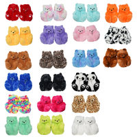 พร้อมส่ง teddy bear slipper ขายร้อนตุ๊กตาหมีตุ๊กตารองเท้าแตะลูกปัดตาตุ๊กตาหมี