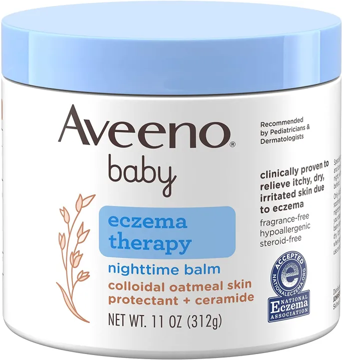 Aveeno Baby Eczema Therapy Nighttime Balm, 11 Oz (Expiration Date May 2023) Lazada PH