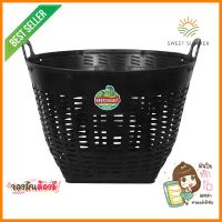 เข่งพลาสติก BIG ONE COPO 702 เบอร์ 2 58X58X45 ซม. สีดำROUND PLASTIC BASKET BIG ONE COPO 702 NO.2 58X58X45CM BLACK **พลาดไม่ได้แล้วจ้ะแม่**