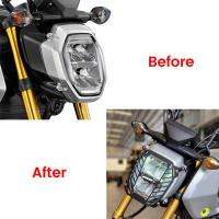 Motorcycle Headlight Protector Guard for MSX125 GROM 125SF 21-23 Head Light Lamp Grille Shield Protection Cover