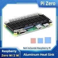 แผงระบายความร้อนอลูมิเนียมราสพ์เบอร์รี่ Pi Zero 2 W พร้อมแผ่นความร้อนซิลิโคนสำหรับ R ราสพ์เบอร์รี่ Pi Zero W Pi0