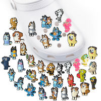 ใหม่ Jibz 1ชิ้นภาพตัวการ์ตูนน่ารักลูกสุนัขสุนัข Crocs PVC DIY รองเท้าเสน่ห์เครื่องประดับหัวเข็มขัดตกแต่งเด็กชายเด็กหญิงเด็กของขวัญแสนน่ารักปาร์ตี้