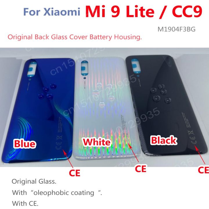 original-mi9-lite-glass-back-battery-cover-housing-door-rear-case-for-xiaomi-mi-cc9-cc-9-lid-phone-shell-with-adhesive-tape-replacement-parts