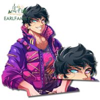 EARLFAMILY สติ๊กเกอร์ Peeker Fanart ติดกระจกหน้า,สติ๊กเกอร์ติดรถกระจก Cyberpunk2077ขนาด13ซม. แต่งรถกันรอย