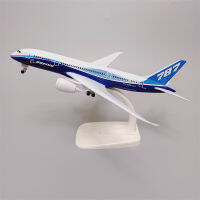 20เซนติเมตรโลหะผสมต้นแบบ B787-8อากาศเดิมโบอิ้ง787 787-8สายการบิน D Iecast เครื่องบินรุ่นเครื่องบินเครื่องบินรุ่นที่มีล้อ #007