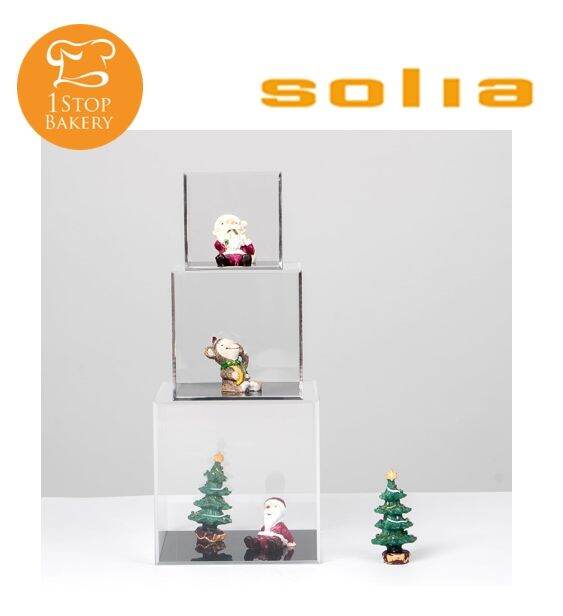 solia-ps33550-cube-pmma-100x100x100-mm-transparent-กล่องใสขนม-เฉพาะตัวกล่องไม่รวมฝา