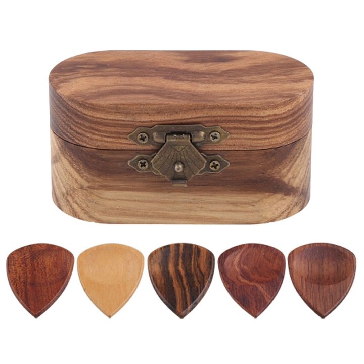 guitar-pick-holder-wood-guitar-pick-display-case-mini-guitar-pick-box-with-wooden-pick