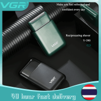 VGR 390 เครื่องโกนหนวดไฟฟ้าสำหรับผู้ชาย เครื่องโกนหนวดไฟฟ้าแบบพกพา