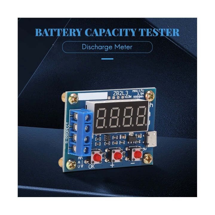 ZB2L3 Battery Tester 18650 Lithium Battery Power Supply Tester Test